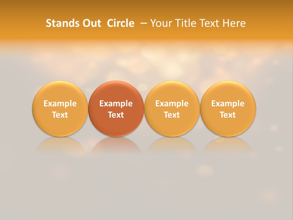 Gold Merry Brown PowerPoint Template