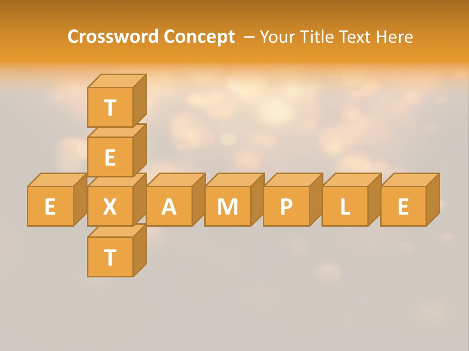 Gold Merry Brown PowerPoint Template