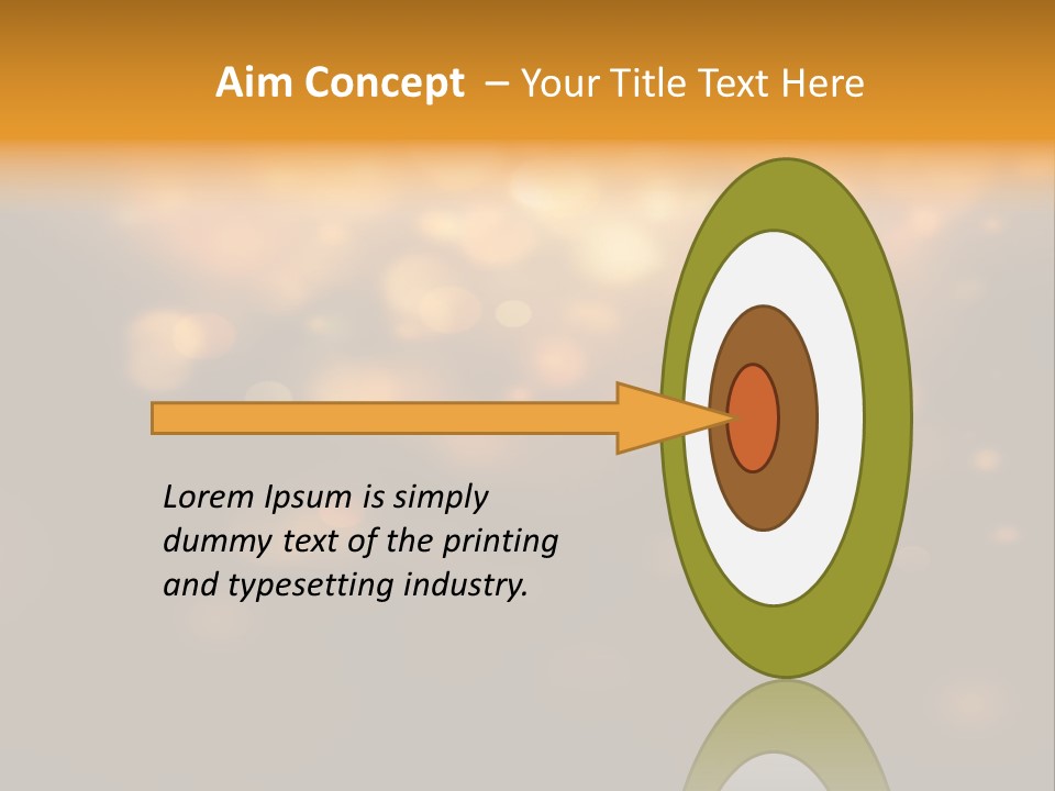 Gold Merry Brown PowerPoint Template