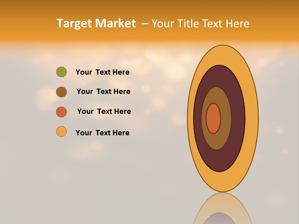 Gold Merry Brown PowerPoint Template