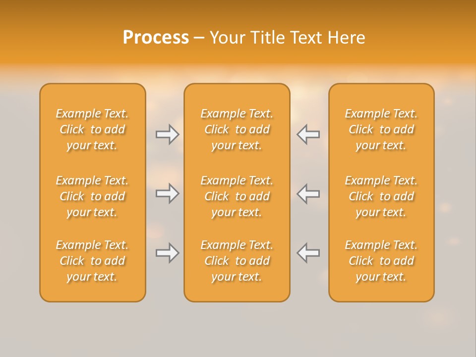 Gold Merry Brown PowerPoint Template
