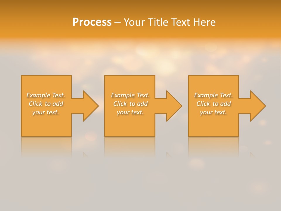 Gold Merry Brown PowerPoint Template