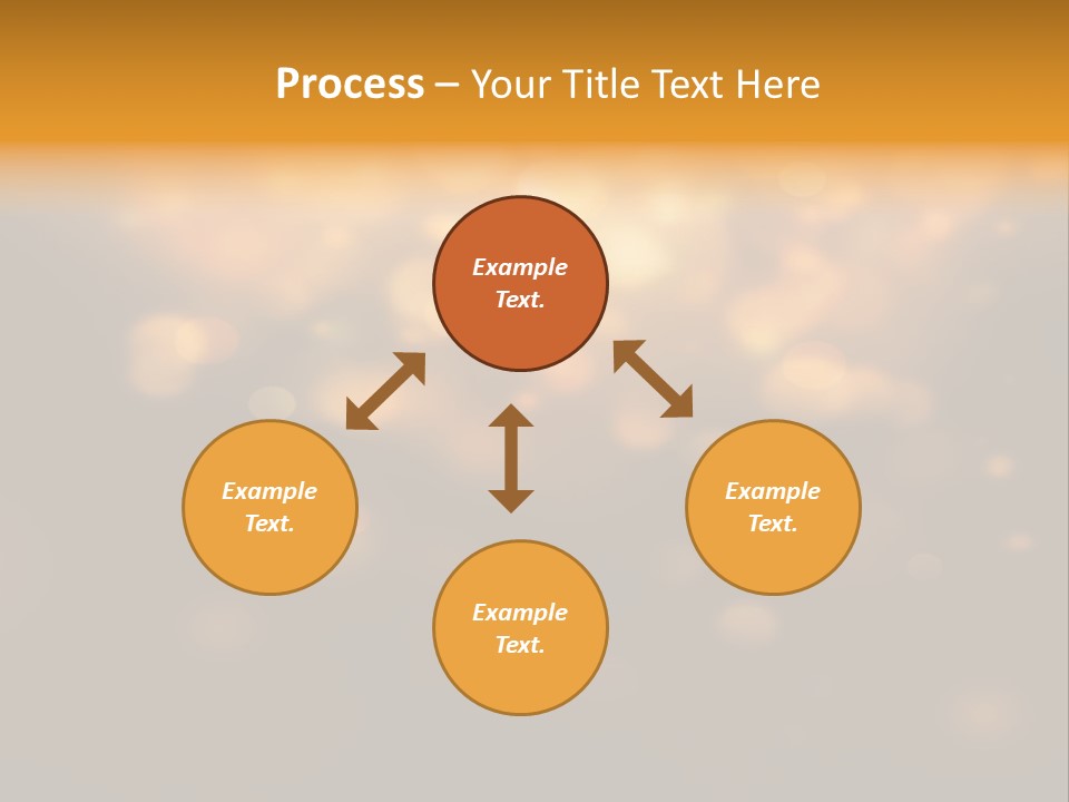 Gold Merry Brown PowerPoint Template