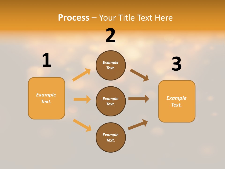 Gold Merry Brown PowerPoint Template