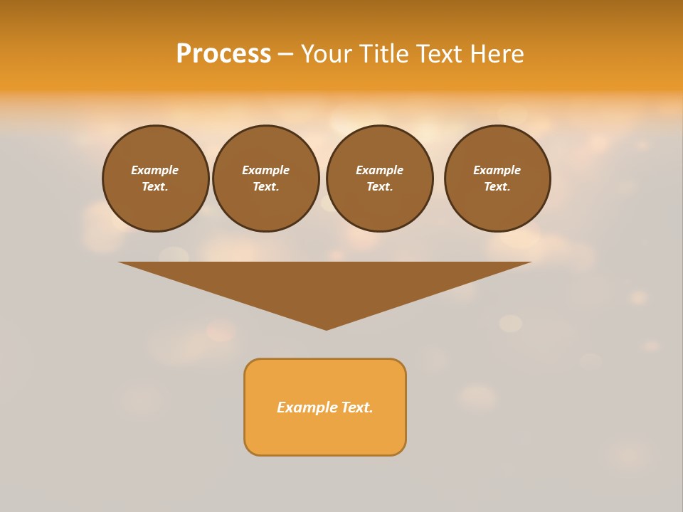 Gold Merry Brown PowerPoint Template