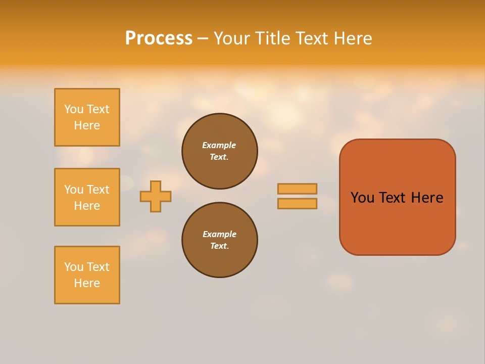 Gold Merry Brown PowerPoint Template