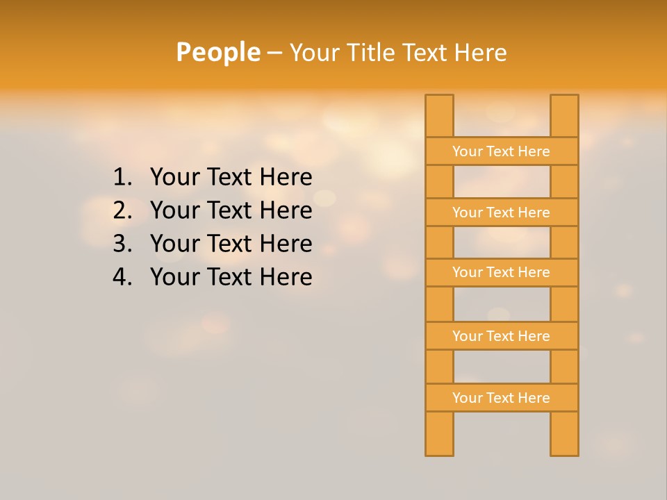 Gold Merry Brown PowerPoint Template