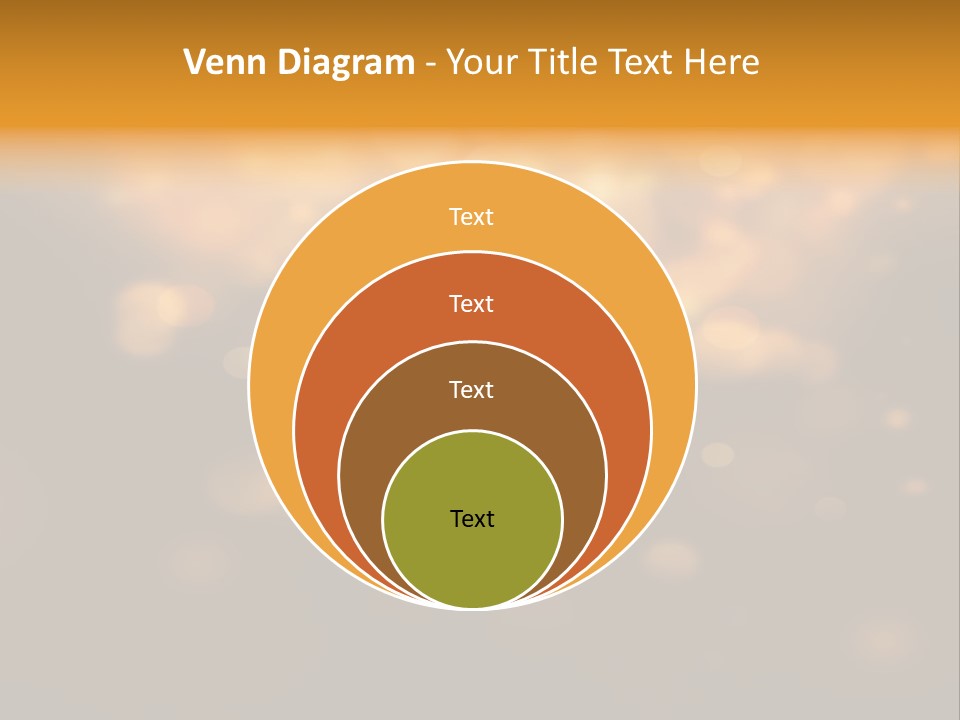 Gold Merry Brown PowerPoint Template