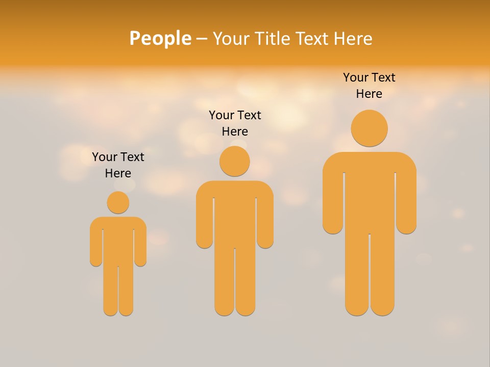 Gold Merry Brown PowerPoint Template