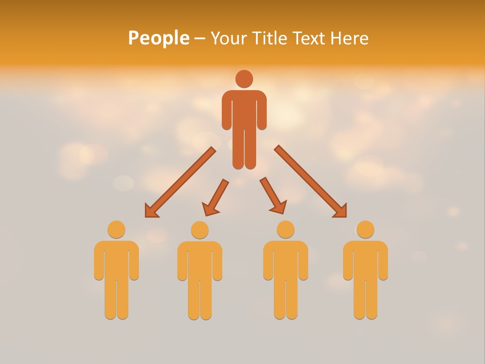 Gold Merry Brown PowerPoint Template