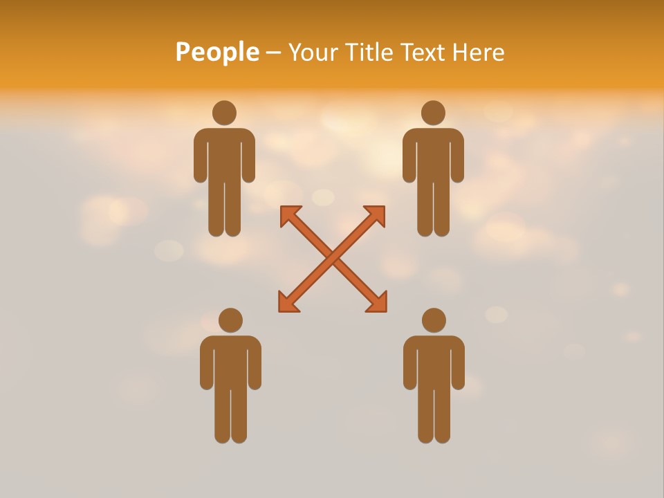 Gold Merry Brown PowerPoint Template