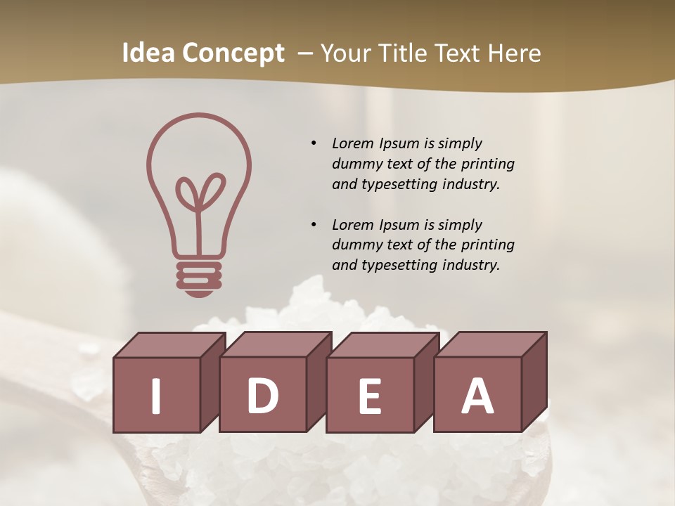 Relax Body Wooden PowerPoint Template