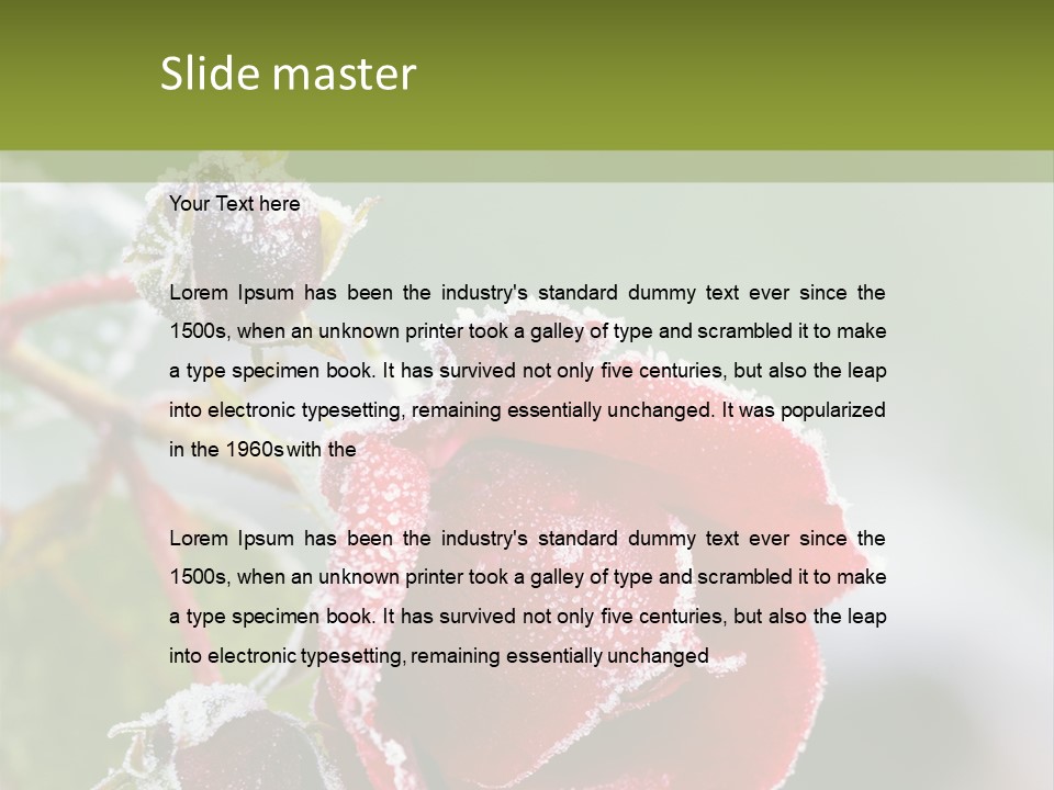 Nature Beauty Covered PowerPoint Template