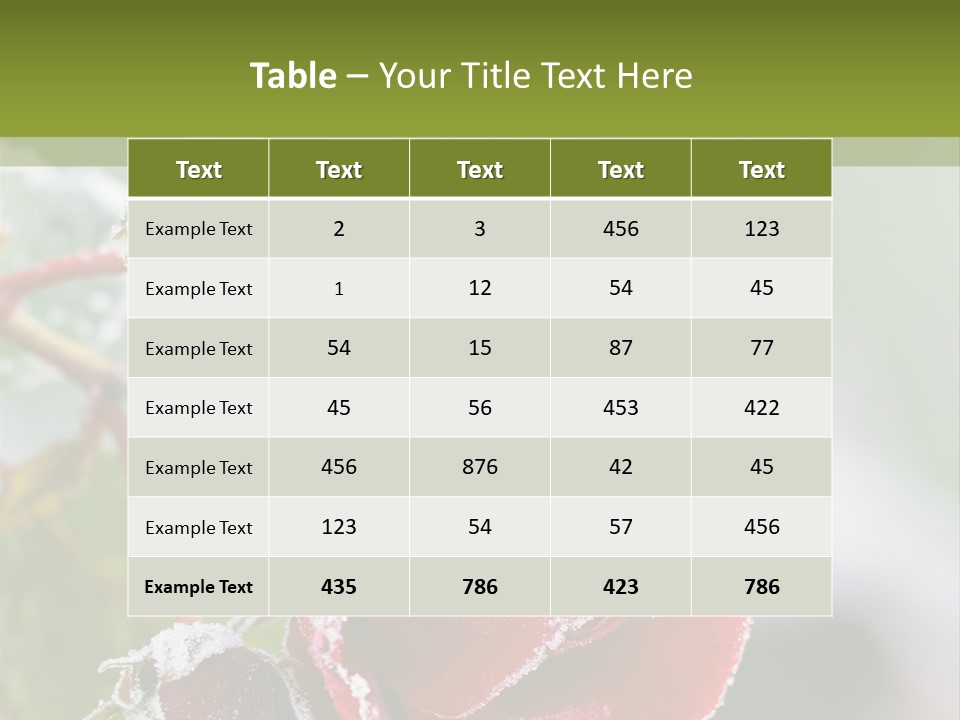 Nature Beauty Covered PowerPoint Template
