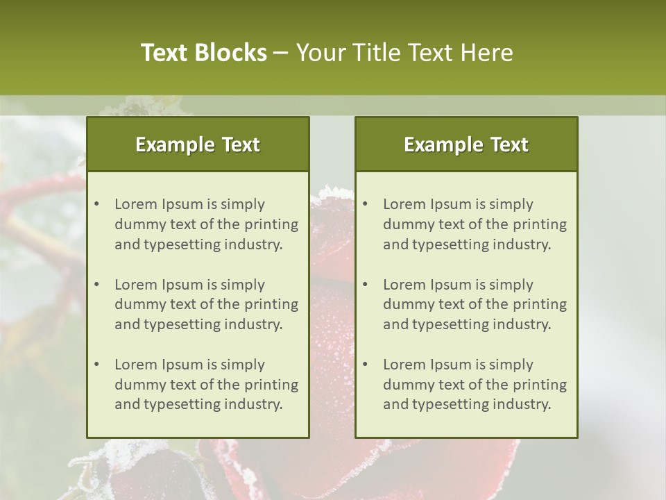 Nature Beauty Covered PowerPoint Template