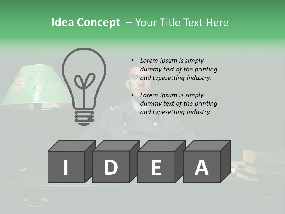 Uniform One Dark PowerPoint Template