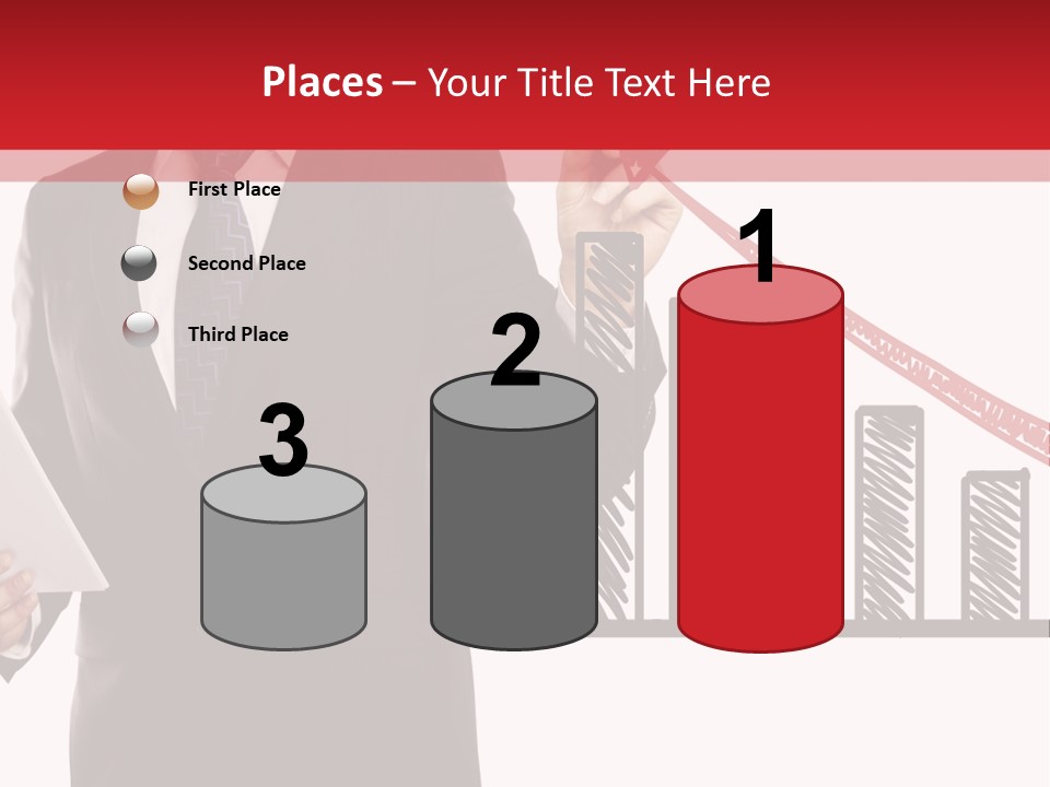 Progress Symbol Marketing PowerPoint Template