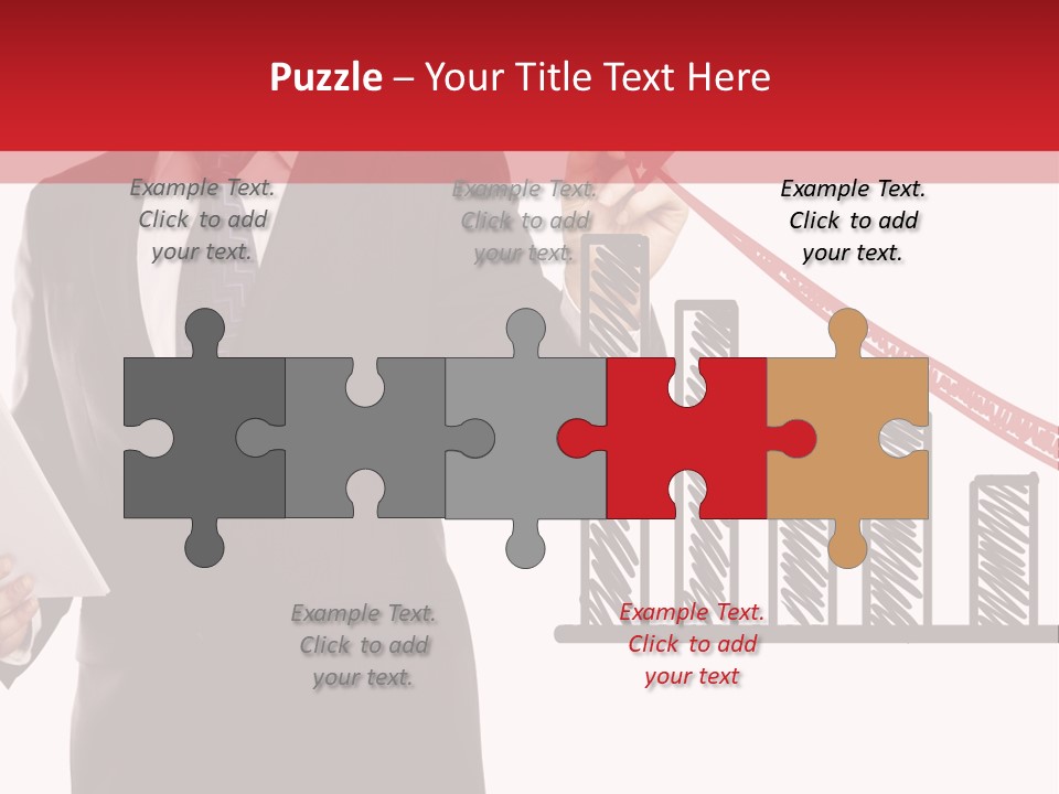 Progress Symbol Marketing PowerPoint Template