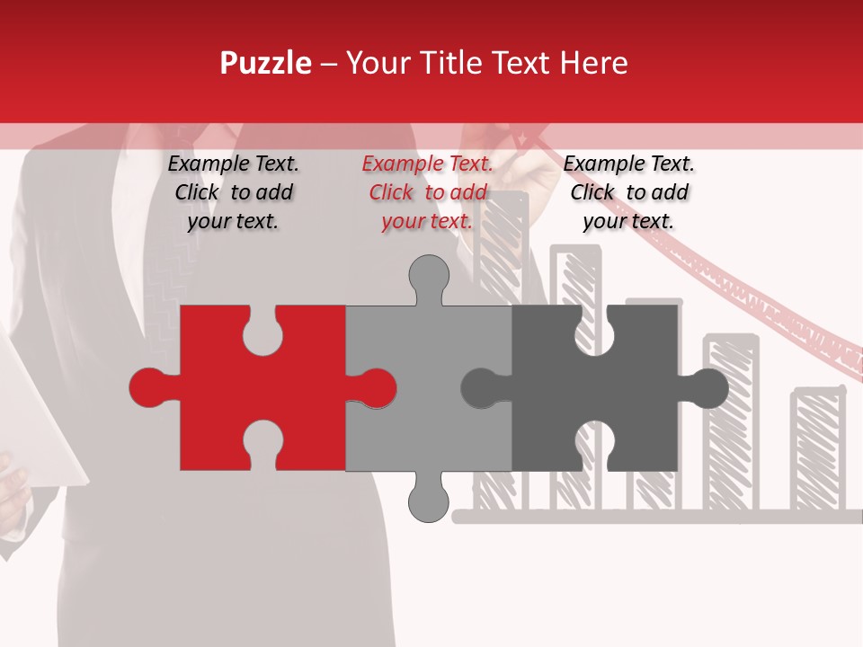 Progress Symbol Marketing PowerPoint Template