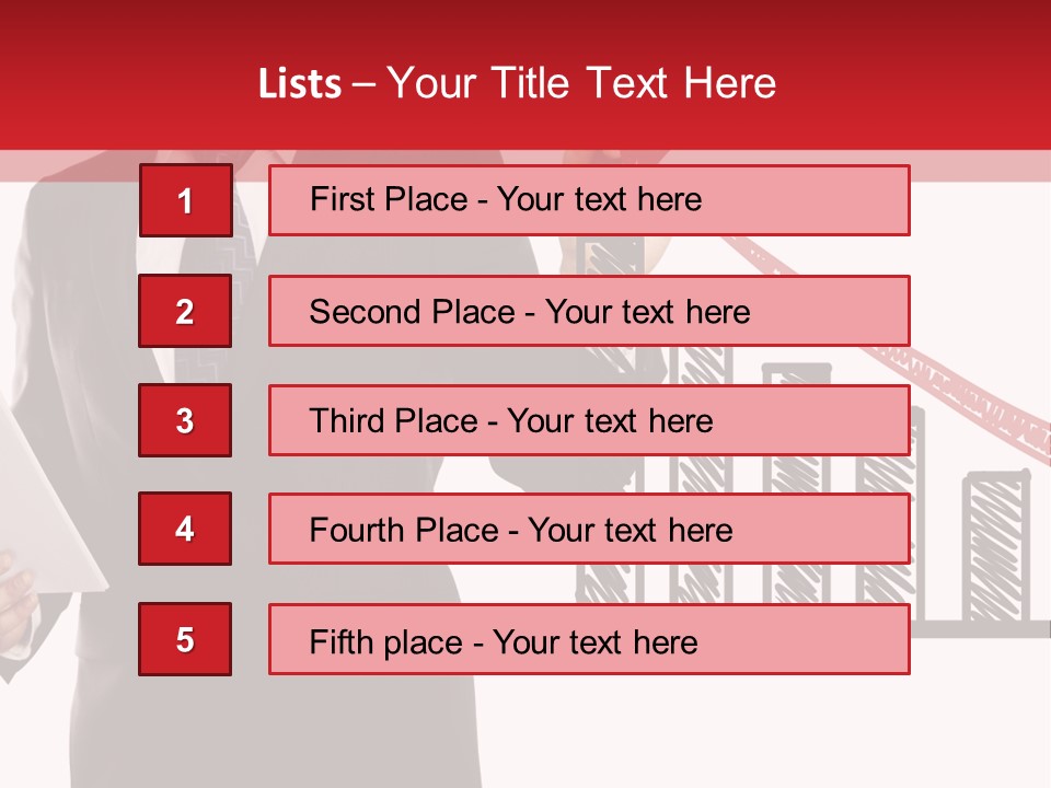 Progress Symbol Marketing PowerPoint Template