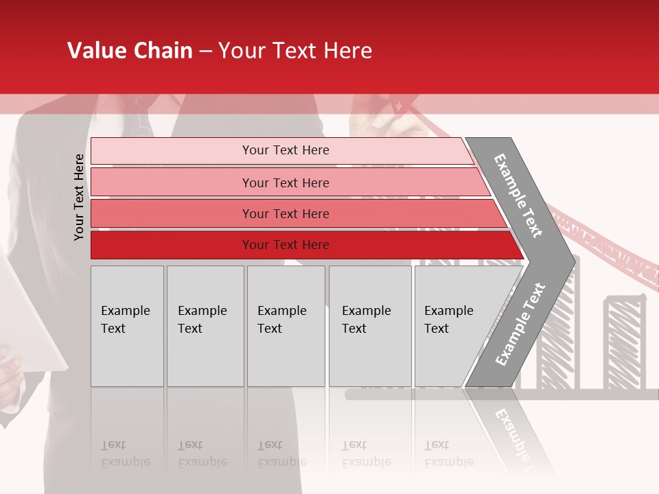 Progress Symbol Marketing PowerPoint Template
