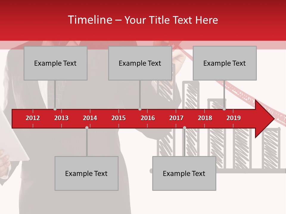 Progress Symbol Marketing PowerPoint Template