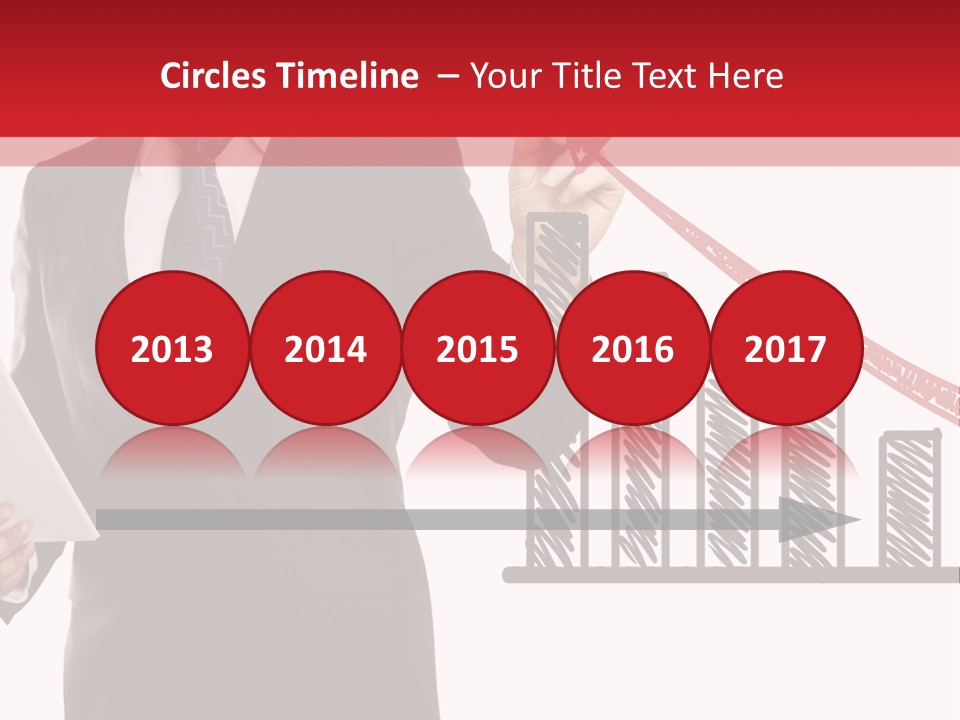 Progress Symbol Marketing PowerPoint Template