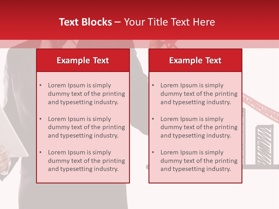 Progress Symbol Marketing PowerPoint Template