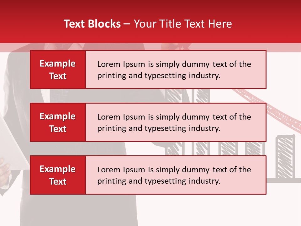 Progress Symbol Marketing PowerPoint Template
