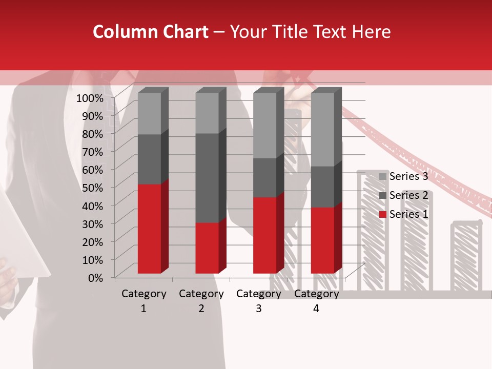 Progress Symbol Marketing PowerPoint Template