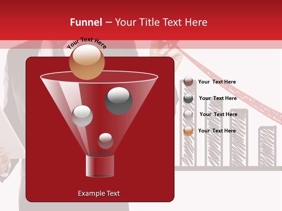 Progress Symbol Marketing PowerPoint Template