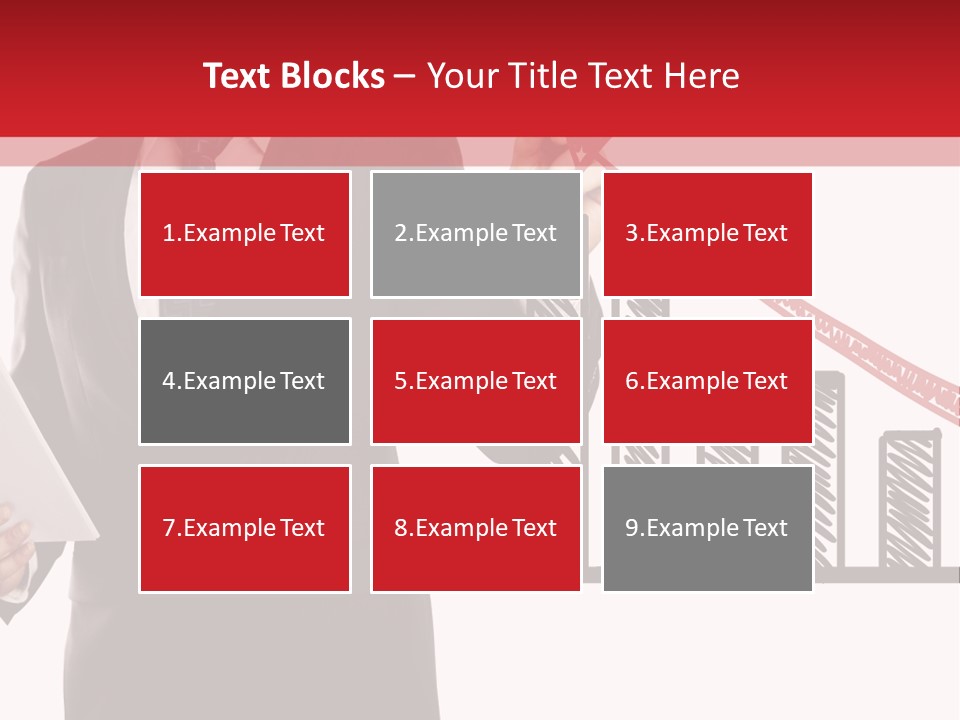 Progress Symbol Marketing PowerPoint Template
