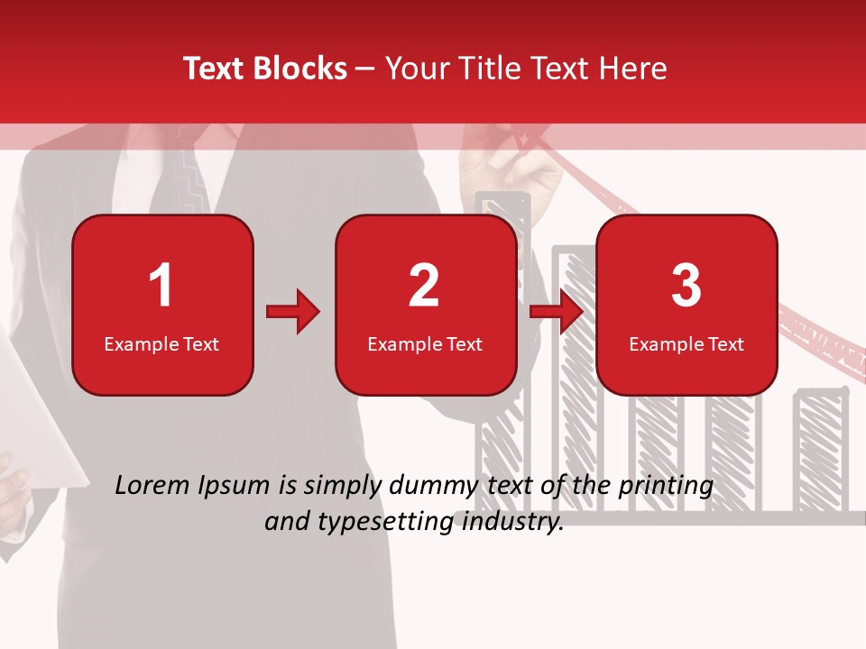 Progress Symbol Marketing PowerPoint Template