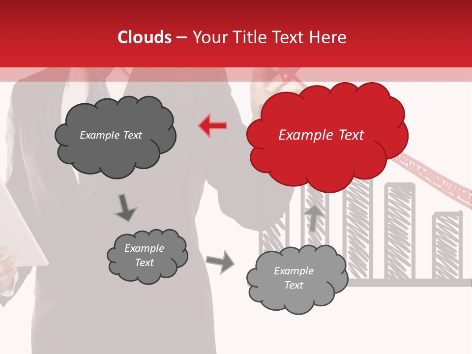 Progress Symbol Marketing PowerPoint Template
