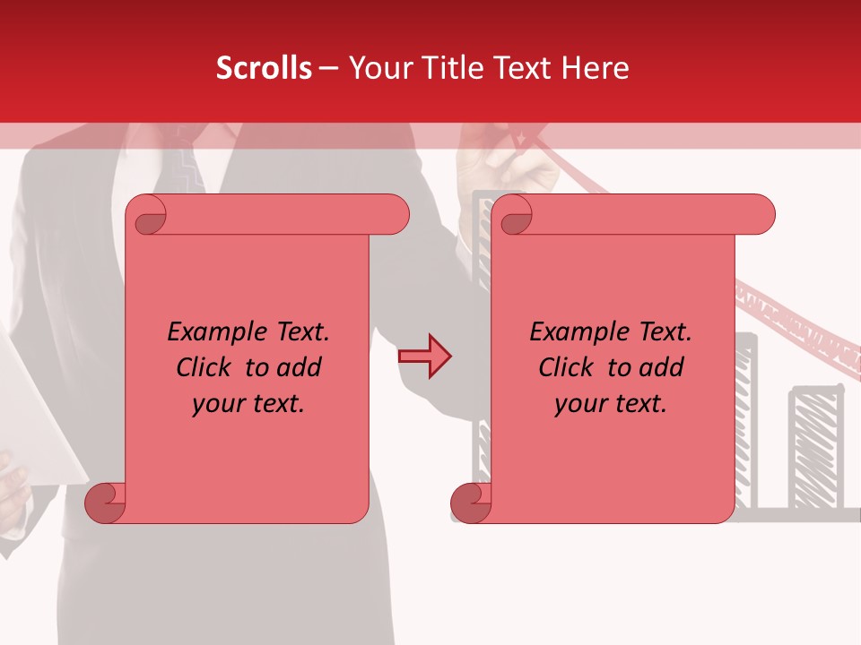 Progress Symbol Marketing PowerPoint Template