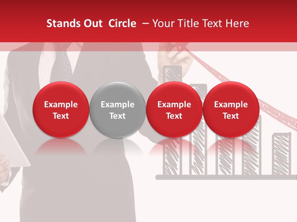 Progress Symbol Marketing PowerPoint Template