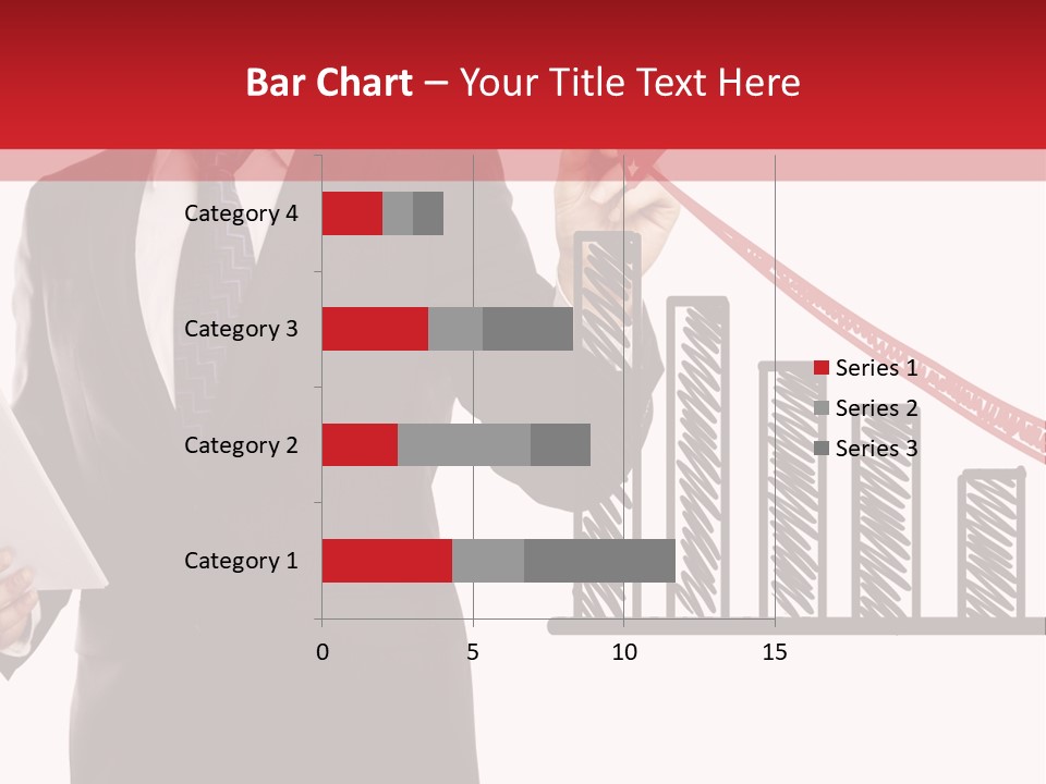 Progress Symbol Marketing PowerPoint Template
