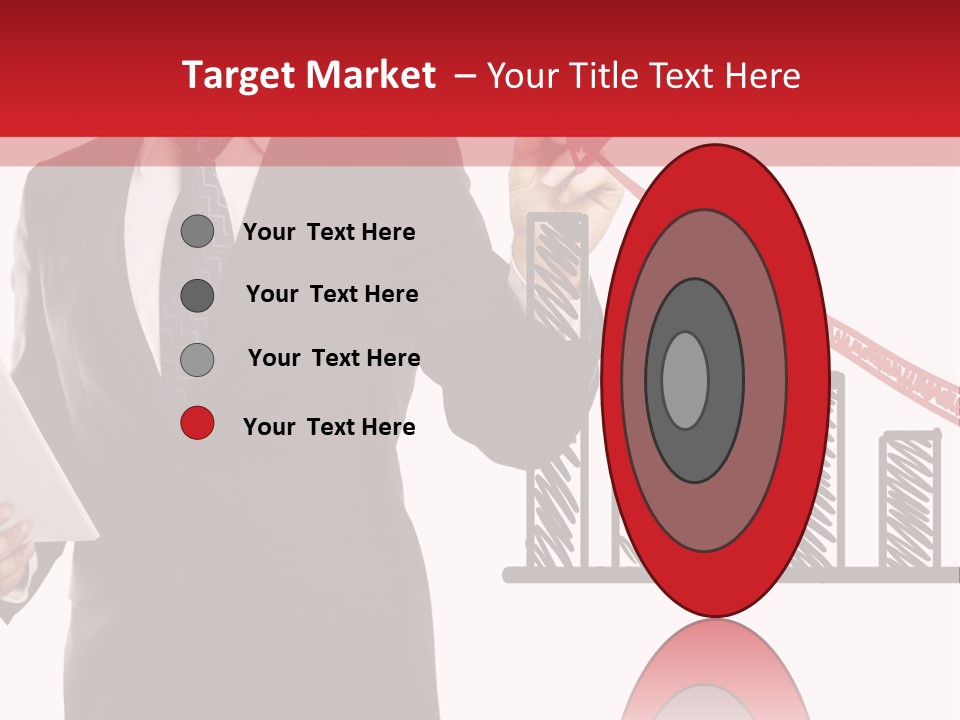 Progress Symbol Marketing PowerPoint Template