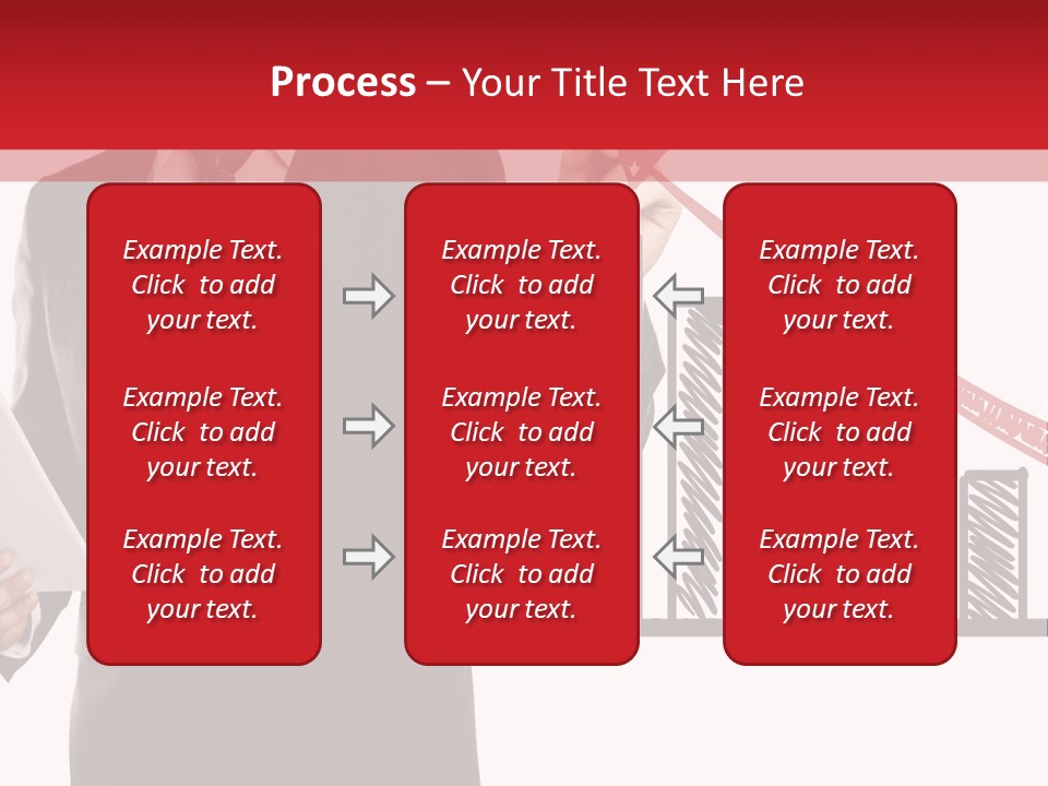 Progress Symbol Marketing PowerPoint Template