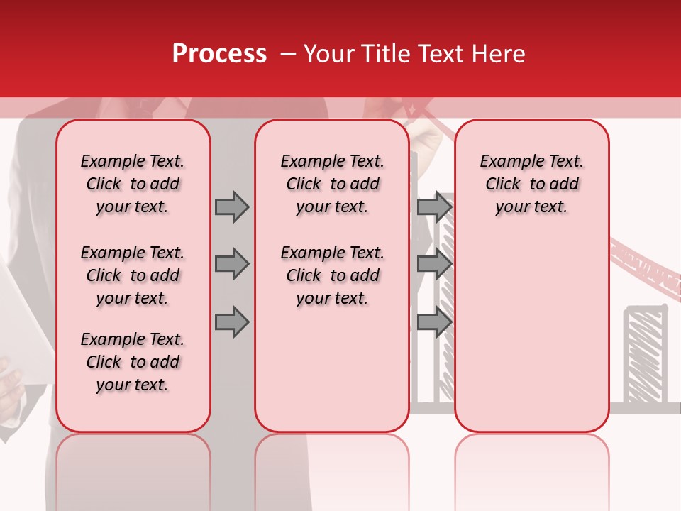 Progress Symbol Marketing PowerPoint Template