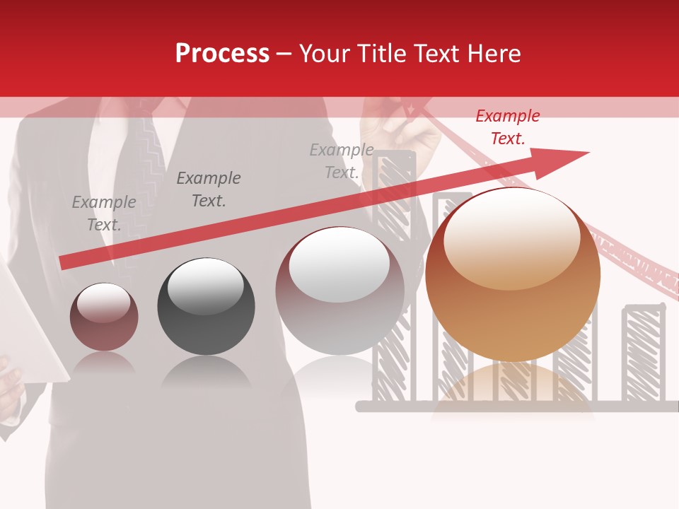 Progress Symbol Marketing PowerPoint Template