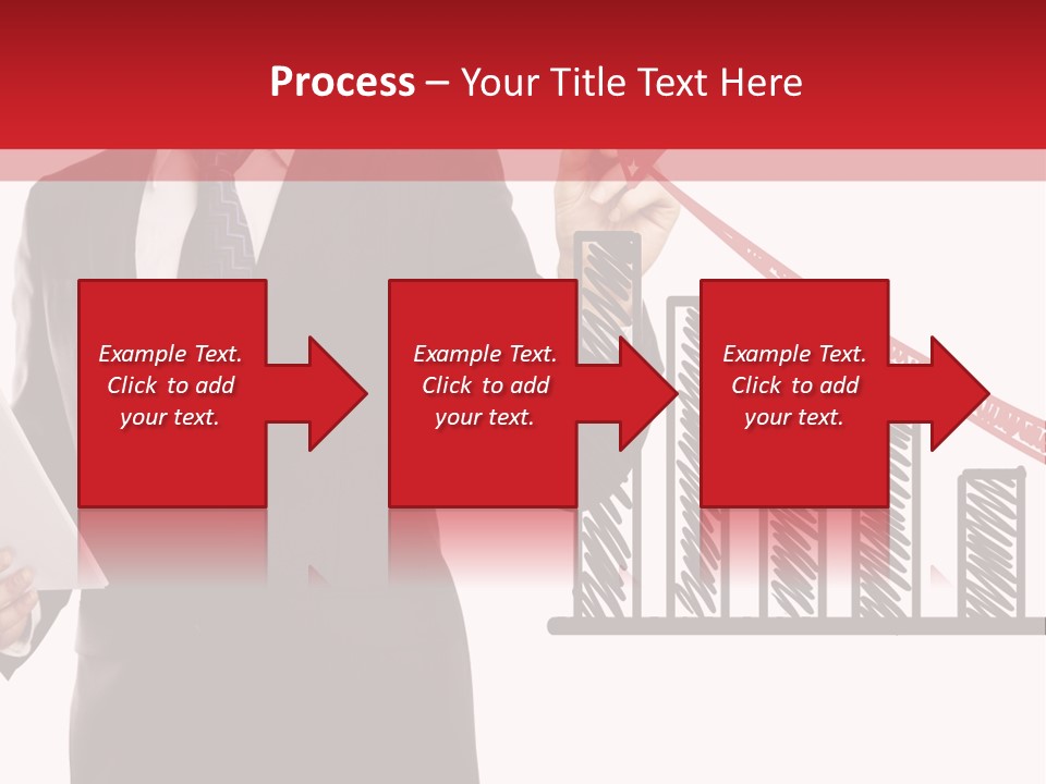 Progress Symbol Marketing PowerPoint Template