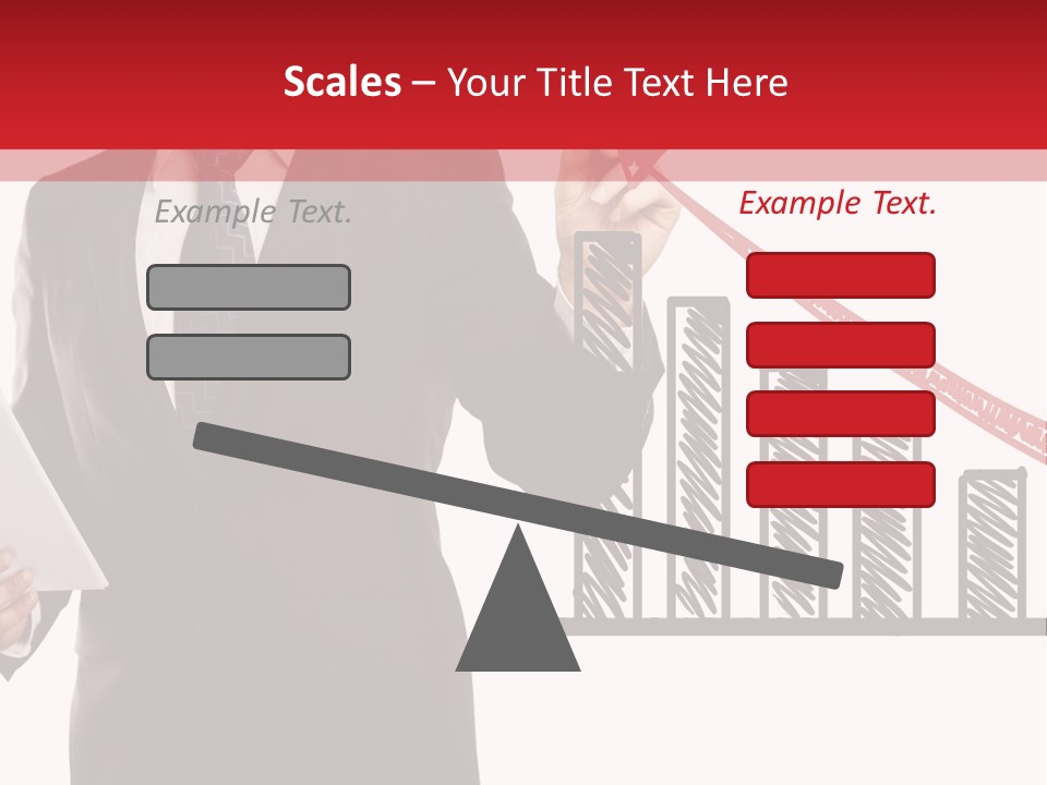 Progress Symbol Marketing PowerPoint Template