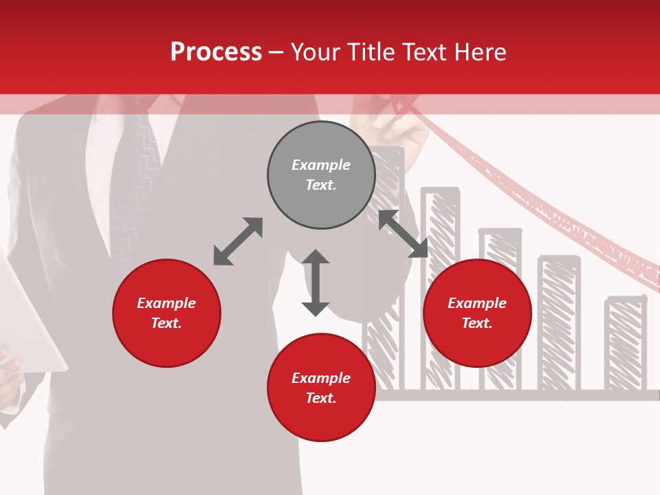 Progress Symbol Marketing PowerPoint Template