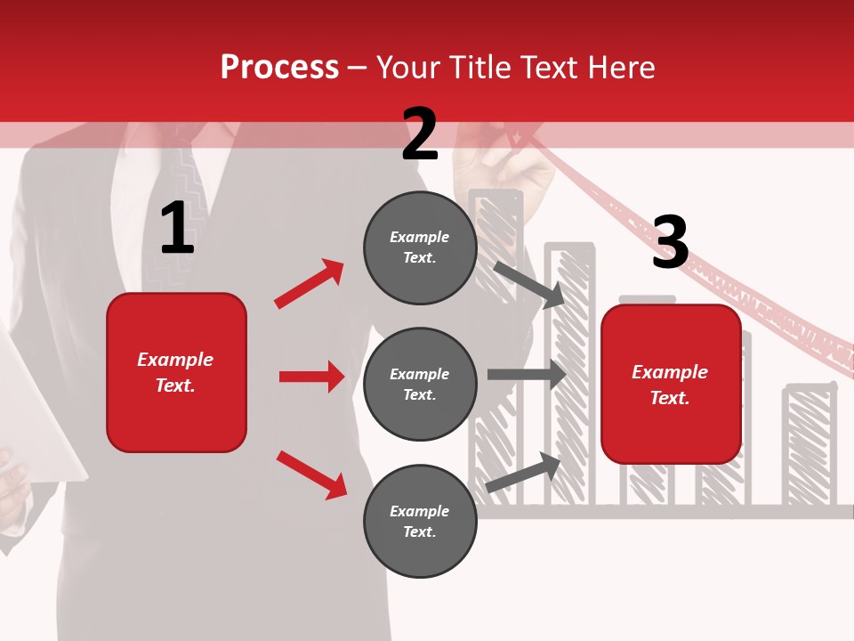 Progress Symbol Marketing PowerPoint Template