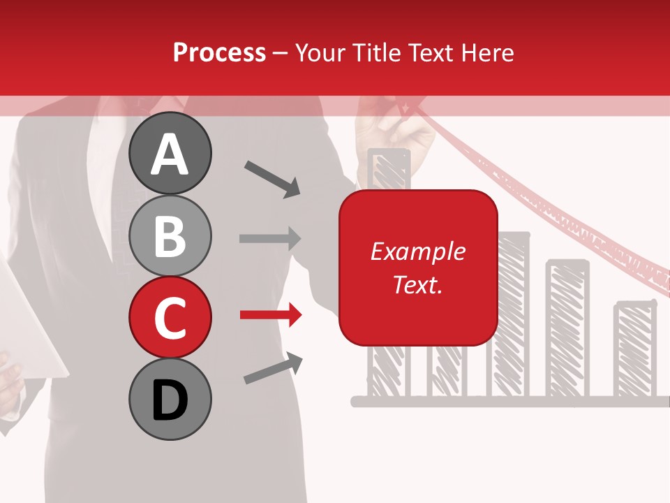 Progress Symbol Marketing PowerPoint Template