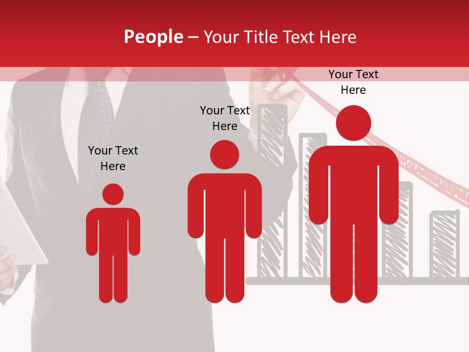 Progress Symbol Marketing PowerPoint Template