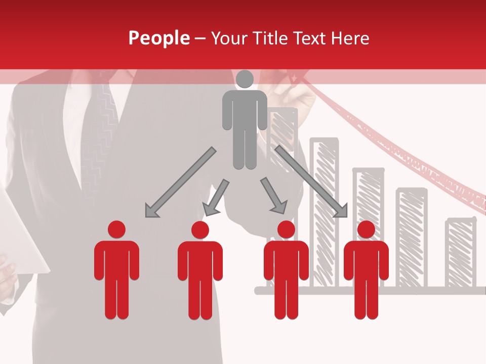 Progress Symbol Marketing PowerPoint Template