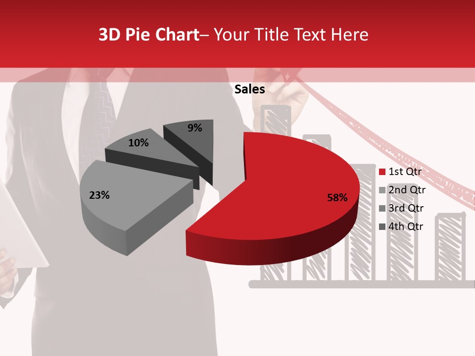 Progress Symbol Marketing PowerPoint Template
