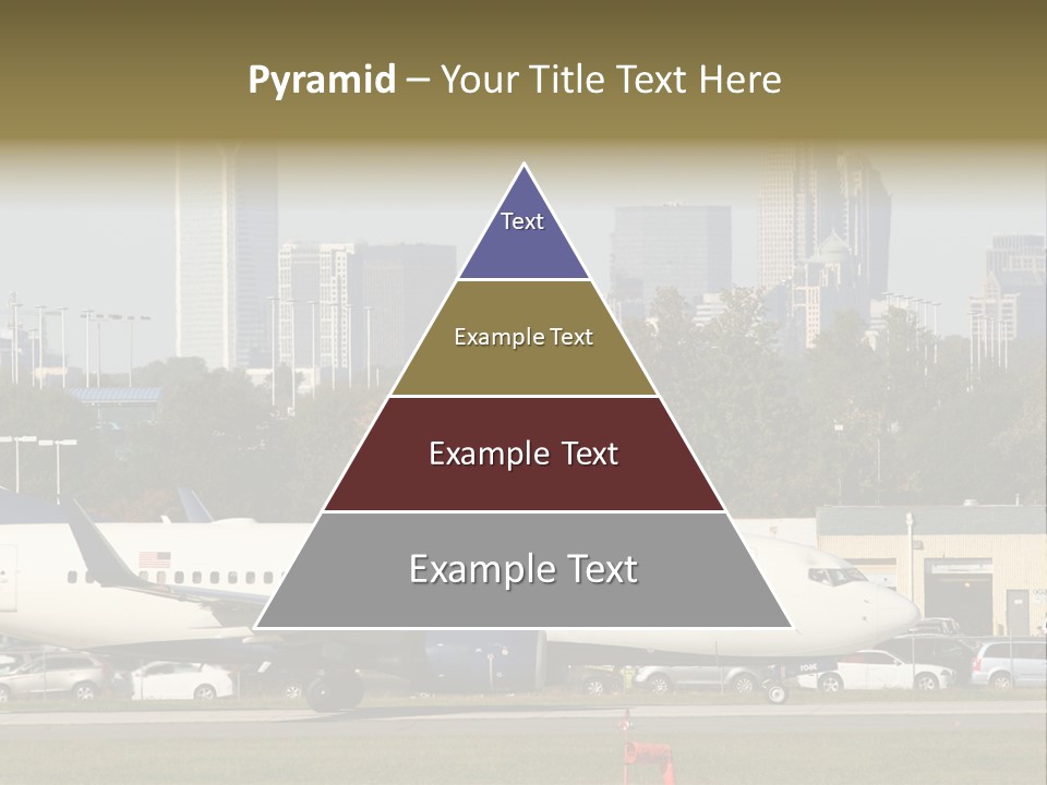 Offices Skyscrapers Depart PowerPoint Template